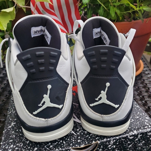 Nike Air Jordan Retro IV 4 Military Black 2022 Men Sz 9 Women sz10.5 sneaker - Picture 7 of 10